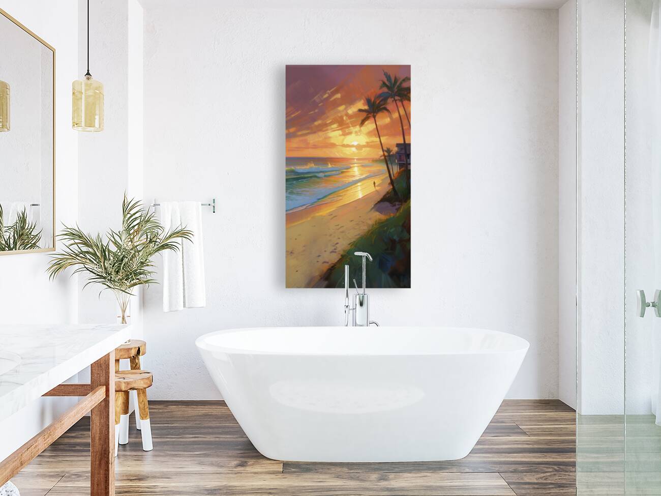 tropical beach concept Reproduction