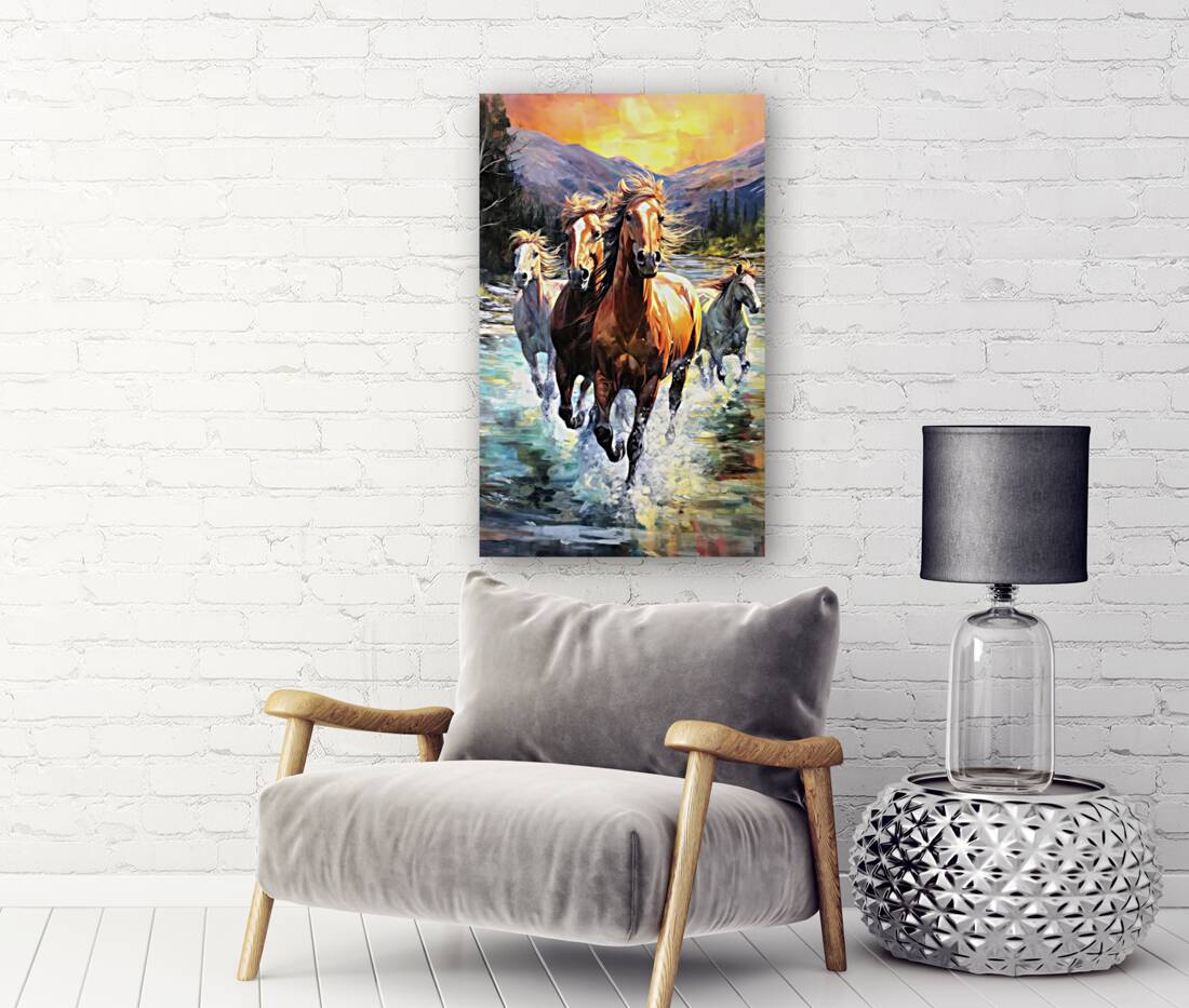 herd of horses Reproduction