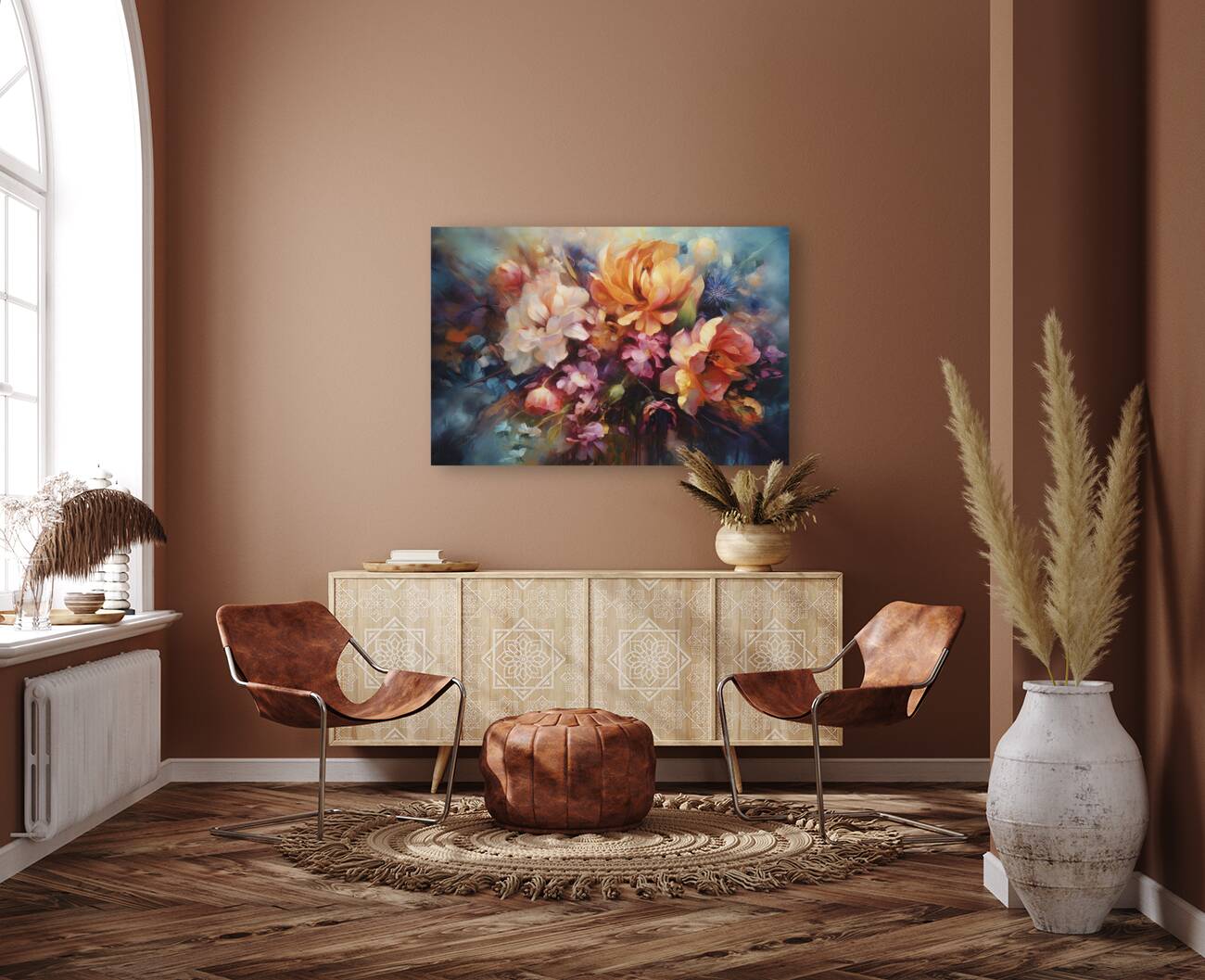 brush flowers Reproduction