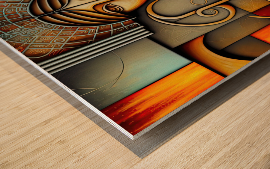 Women in limbo Wood print