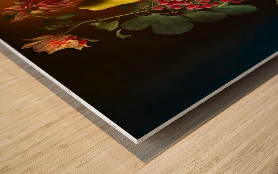 traditional fruit still life Wood print