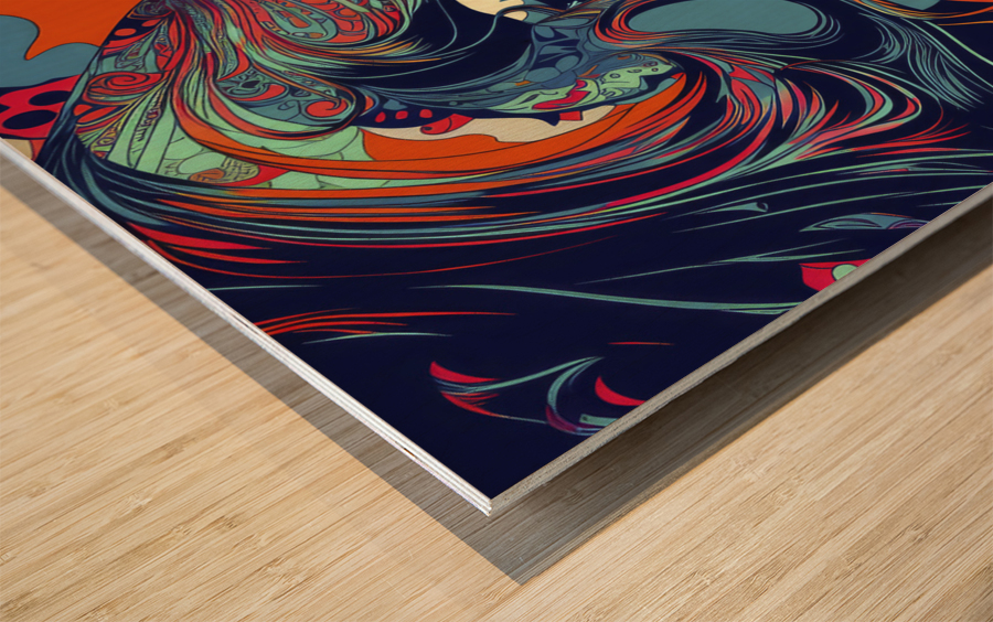 it was in the 50 s Wood print